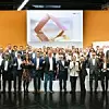 Die Träger des Verpackungspreises 2022 auf der Fachpack am 27. September.