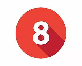 Zahl 8