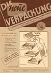 Titelseite der Erstausgabe von neue verpackung vom Oktober 1948.