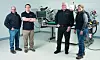 Das Team von Lehnen Industrial Services (v.l.n.r.): Steuerungsingenieur Rick Fuller, leitender Softwareentwickler Chris Lehnen, Geschäftsführer Peter Lehnen und Kelly McKenney, Leiterin der Geschäftsentwicklung.