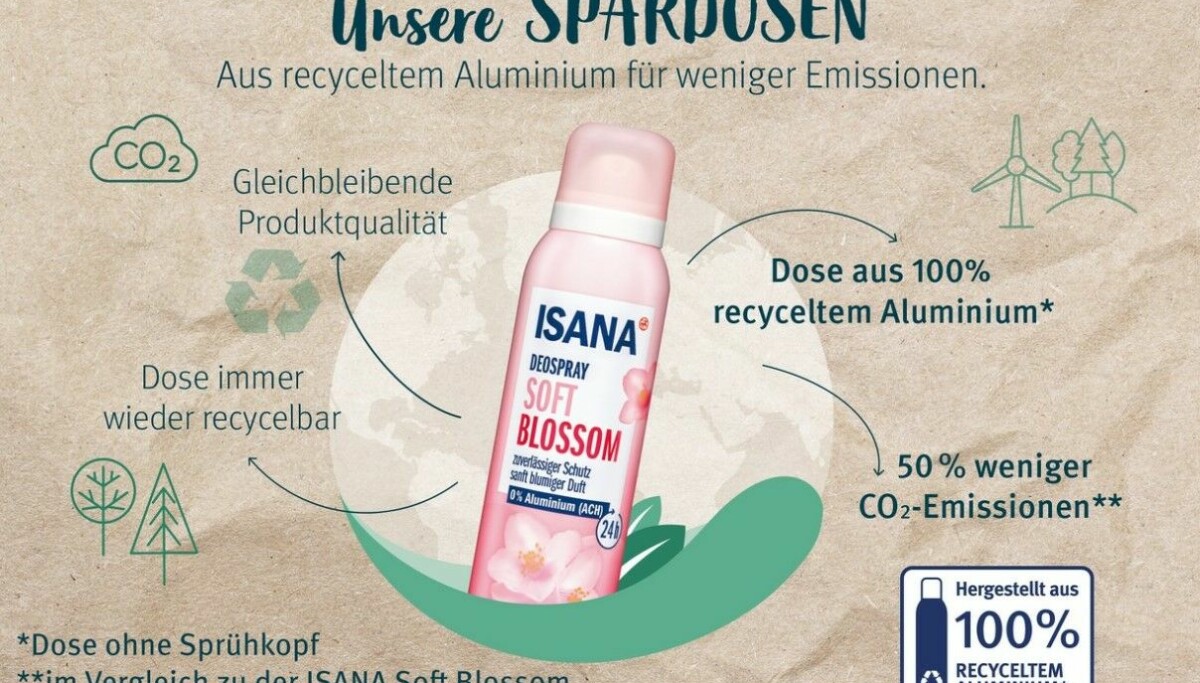 Rossmann stellt Deodosen der Eigenmarke auf Alu-Rezyklat um