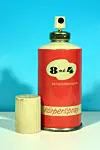 Deo-Spray gab es ab Mitte der Fünfziger(8 x 4 in Alu-Dose).