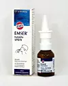 Emser gibt es auch als Nasenspray – als Pumpfläschchen in einer Kartonschachtel.