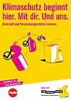 Werbemotiv von Hailo und Mülltrennung wirkt