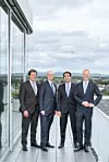 Ulrich Reifenhäuser, Karsten Kratz, Bernd Reifenhäuser (CEO), Dr. Bernd Kunze (von links nach rechts)