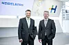 Ab 1. April 2018 sind Andreas Lang (rechts) und Axel Lammer für die Heidelberger Druckmaschinen Vertrieb Deutschland GmbH zuständig.