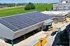 Robatech-Firmengebäude. Das Unternehmen erhielt den Green Star unter anderem für die Produktion mit Solarstrom.