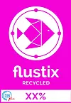 Recycled-Siegel von Flustix