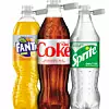 Fanta, Cola und Sprite mit Tethered Caps