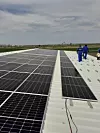 Die Installation von Photovoltaikanlagen, wie hier bei Marbach in Polen, ist nur eine von vielen Initiativen auf dem Weg zur Ecovadis Silber-Medaille.