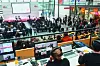 Blick in Messehalle, LogiMAT 2023
