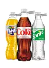 Fanta, Cola und Sprite mit Tethered Caps
