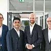 Martin Kühl, Oguzhan Celil, Dr. Guido Spachtholz und Sven Schneller (v.l.).