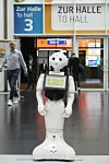 weißer Roboter