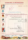 Original Rechnung der Firma Gehring & Neiweiser aus dem Jahre 1937.