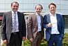 V.l.n.r.: Joachim Zeiler, Geschäftsführer Bizerba Österreich und zukünftiger Geschäftsführer von Helf; Christian Coreth, geschäftsführender Gesellschafter der Helf Etiketten GmbH; Andreas Wilhelm Kraut, geschäftsführender Gesellschafter der Bizerba Gruppe.