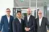 Martin Kühl, Oguzhan Celil, Dr. Guido Spachtholz und Sven Schneller (v.l.).