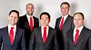 (v.l.n.r.) Stephan Fuchs (COO), Christian Amstutz (CFO), Dr. Suk-Woo Ha (CEO), Michael Pfingsten (CSO), Guillaume Moissonnier (CAO)