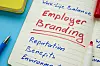 Block mit Notizen zu Employer Branding