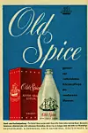 Frühe Werbung für Old Spice in Deutschland aus den Fünfzigerjahren des letzten Jahrhunderts.