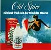 Deutsche Old-Spice-Werbung aus der Zeit um 1975.