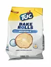 Tuc Bake Rolls Meersalz von Mondelez: Mondelez bietet die quasi gleichen Brotchips unter der Marke Tuc „neu“ an – mit weniger Inhalt. Mit der zusätzlichen Preiserhöhung im Handel wird die Packung somit 127 % teurer.