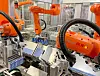 Robot-Flexline-Verpackungsanlage von Transnova-Ruf für „Einstoff-Blister“-Verpackung bei Varta.