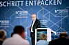 Richard Clemens während seiner Keynote auf der Packaging Machinery Conference 2025.