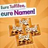 Die individualisierten Verpackungen zum Jubiläum von Toffifee kamen am Point of Sale gut an.