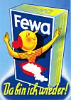 gemalte Waschmittelpackung Fewa