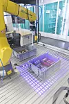 Das Bin Packing des Fraunhofer IPA ermöglicht Ressourcenschonung durch Automatisierung beim Handling.