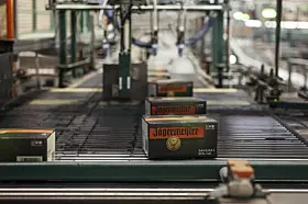 Die Verpackungsanlage kommt von Schubert.