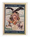 Reklamemarke für Kaiser Wilhelm II.