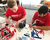 Auch Konstruktionsübungen als Lego-Modell sind Teil des Makeathons.