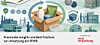 Infografik mit Karton, Verpackungssymbolen, Kreislaufpfeilen und dem Logo von neue verpackung.
