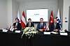 Alpla eröffnete am 14. September sein Werk in Adana, Türkei. Im Bild (v.l.): Emre Canoğlu (Managing Director Alpla Türkiye), Javier Delgado (Alpla Regional Managing Director AMET), Philipp Lehner (Alpla CEO) und Walter Ritzer (Alpla COO).