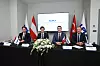 Alpla eröffnete am 14. September sein Werk in Adana, Türkei. Im Bild (v.l.): Emre Canoğlu (Managing Director Alpla Türkiye), Javier Delgado (Alpla Regional Managing Director AMET), Philipp Lehner (Alpla CEO) und Walter Ritzer (Alpla COO).