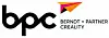 Logo von bpc Berndt + Partner Creativ auf weißem Hintergrund.